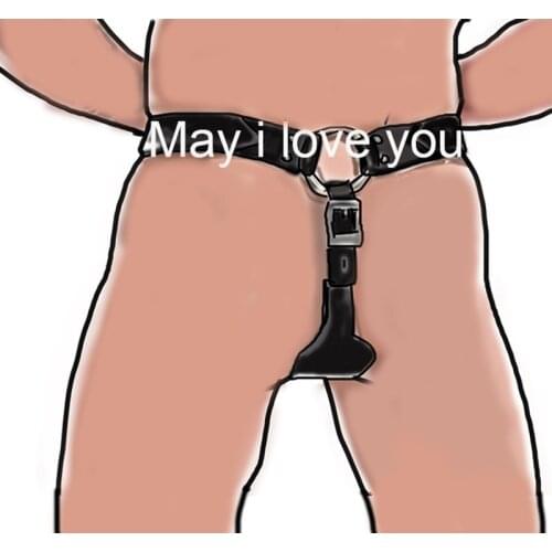 Leather Butt Plug Anal Harness With Cock Ring,Strap-on Chastity Panties ,Strapon Vibrator Underwear,Adult Sex Toys