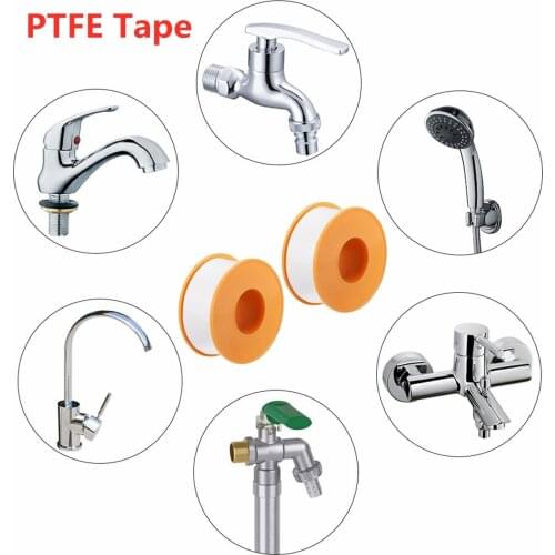 1/10/20M/Roll PTFE Water Pipe Tape Oil-free Belt Sealing Band Fitting Thread Seal Tape Practical Tools Plumbing For Garden Home