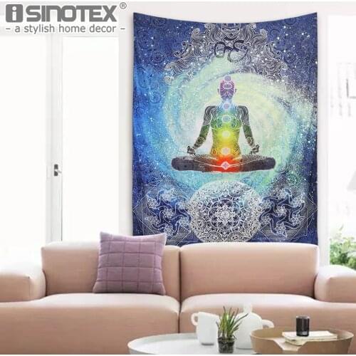 Wall Hanging Indian Mandala Tapestry Bohemian Bedspread Dorm Cover Home Room Wall Art Decor Yoga Mat Beach Towel 200X148cm