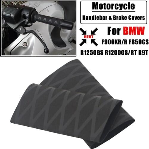Non-slip Heat Shrink Grips Handlebar Rubber Covers Universal Motorcycle For BMW R1250GS R1200GS ADV F900XR F750 850GS K1300S R9T