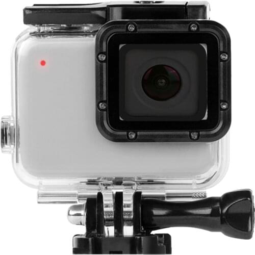 New Hero7 45m Waterproof Case Housing For Gopro Hero 7 Silver & White Underwater Protection Shell Box Go pro Accessories