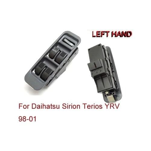 For Daihatsu Sirion 98-01 OS Terios YRV Left Hand Driver Power Master Window Switch Eletric Control Switches 8482097201