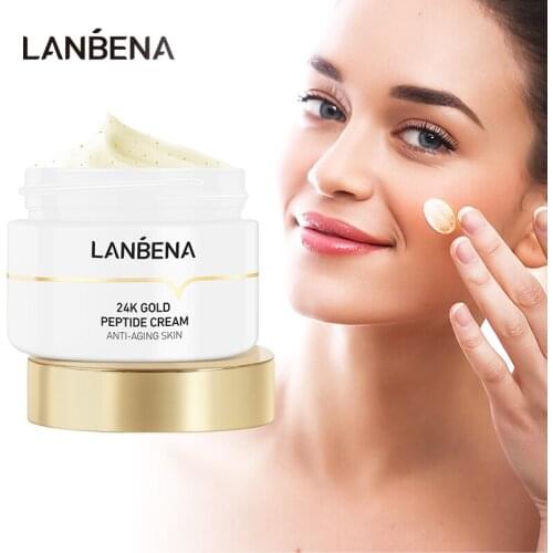 LANBENA Peptide Face Cream Hyaluronic Acid Anti-Wrinkle Anti-Aging Nourishing Face Serum Cream Whitening Moisturizing 01