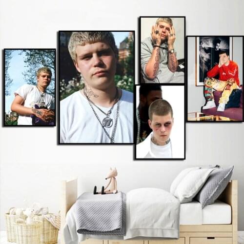 High Definition Poster Prints Hot Yung Lean Hip Hop Rapper Music Singer Star Canvas Painting Art Wall Pictures For Living Room