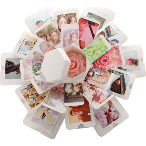 Gift Box surprise Explosion Box DIY Handmade Scrapbook Photo Album Wedding Gift Box for Valentine Christmas Partys gift