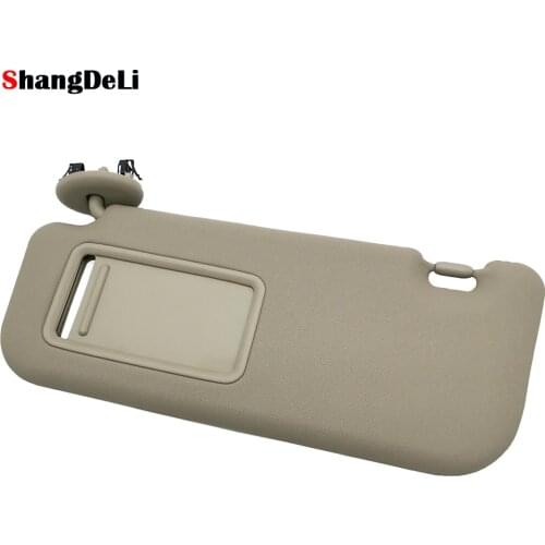 Light Grey Car Sun Visor Sun Shield Sunvisor Left Driver Side For Toyota Yaris 2008 2009 2010 2011 2012 2013