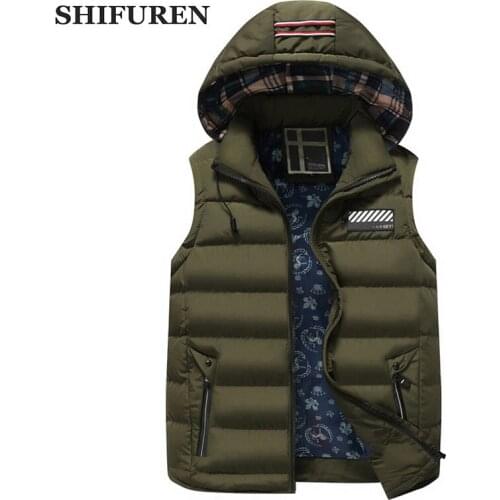 Мужские жилеты с капюшоном SHIFUREN China At AliExpress