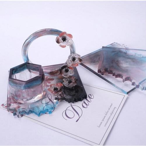 Crack Shape Silicone Mold DIY Resin Cup Tray Irregular Puzzle Mat Mould Handmade Jewelry Decoration