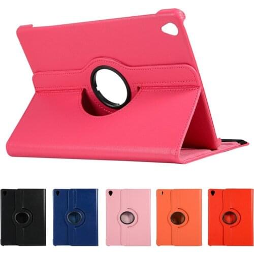 360 Rotating PU Leather Case for Huawei MediaPad M6 10.8 2019 Release Wifi Media Pad M 6 10.8 Inch Sand Holder Tablet Funda Capa