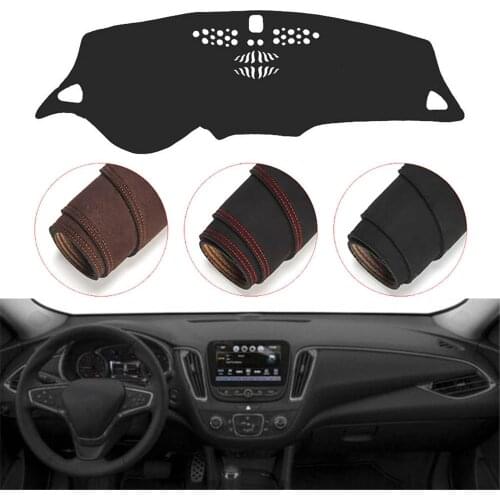 Console Dashboard Suede Mat Protector Sunshield Cover Fit For Chevrolet Malibu Hybrid 2016-2018
