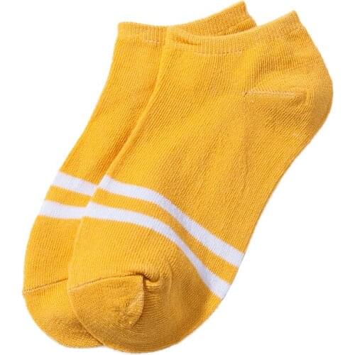 Ladies Cotton Thin Invisible Socks Womens Wear-resistant Boat Socks Elastic Color Ankle Socks Female Soft Cotton Slipper Socks