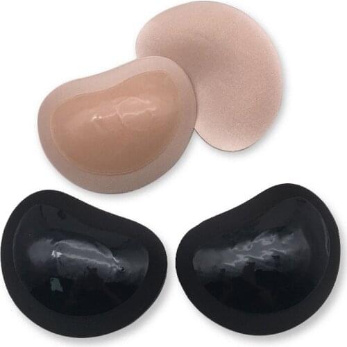1 Pair Biniki Swimsuit Breast Pads Adhesive Silicone Nipple Cover Sexy Push Up Women Bra Padding Magic Breast Enhancer For Bra