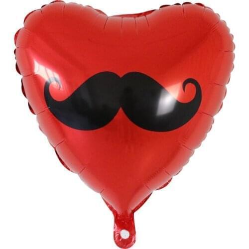 10pcs Moustache Balloons Black Beard Little Man Birthday Party Decorations Adult Ceremony Supplies Helium Globos Inflatable Toys