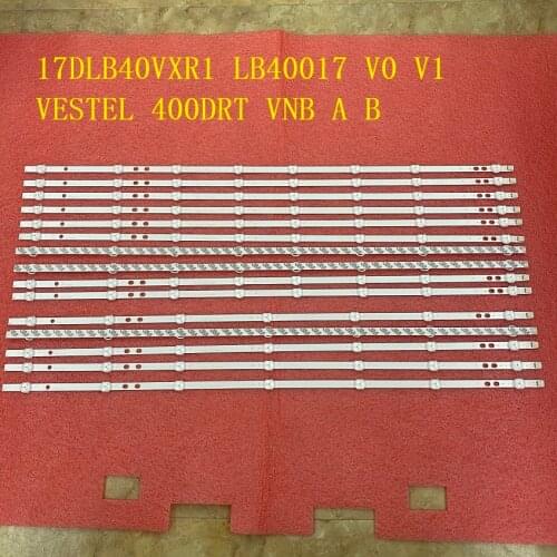 10set=30 PCS LED backlight strip for LED40287FHDCNTD 40A07USB TX-40C200E 40L3653DB 40L1653DB Vestel 40 inch LB40017 17DLB40VXR1