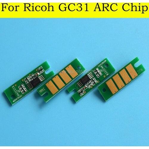 2 Set/Lot For Ricoh GC31 Ink Cartridge Chip Use For Ricoh GXE3300/2600/3350/7700/5500/5500n/3300n/3350n Printer