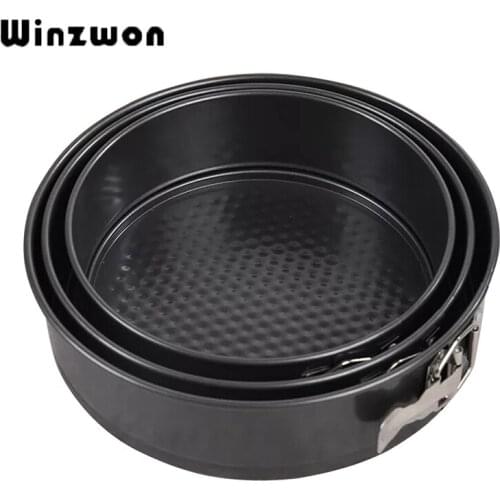 3Pcs Round Shape Cakes Mould Non Stick Cheese Cookie Chocolate Mold Marmalade Salad Tins Patisserie Form Baking Accessories