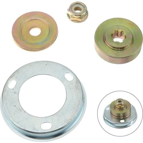 4pcs/set Strimmer Brushcutter Gearbox Blade Nut Fixing Kit Replacement Metal Blade Fixing Set