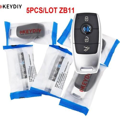 5PCS X KEYDIY Universal Smart Key ZB11 for KD-X2 KD900 Mini KD Car Key Remote Replacement Fit More than 2000 Models