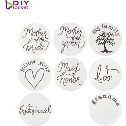 5PCS wholesale sales Floating Charm "Mix style" Window Plate fit 30mm Locket Jewelry pendants 361 steel LSFP02-1-8
