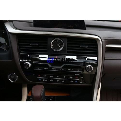 HengFei car accessories for Lexus RX200t RX450h CD in the control panel decorative frame