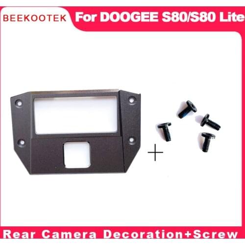 BEEKOOTEK New Original For Doogee S80 Rear Camera Garnish Decorative Accessories For 5.99 inch Doogee S80 Lite Smartphone