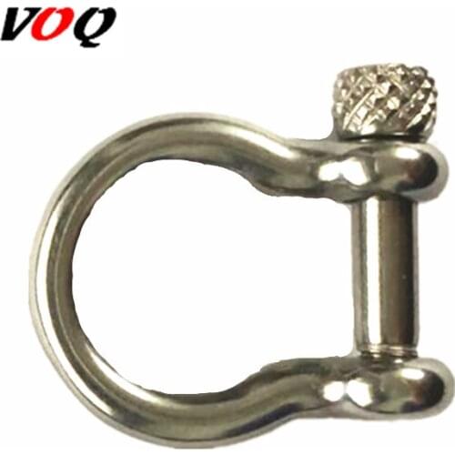 Wholesale Outdoor Survival Bracelet Stainless Steel Horseshoe Buckle Bracelet Connection Fastener Jewelry Making