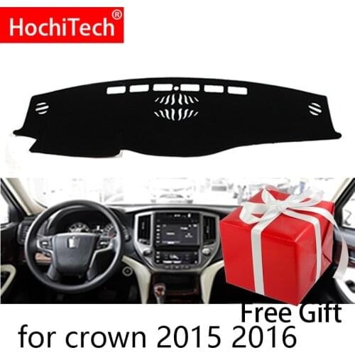For Toyota Crown S210 2013-2018 Right and Left Hand Drive Car Dashboard Covers Mat Shade Cushion Pad Carpets Accessories