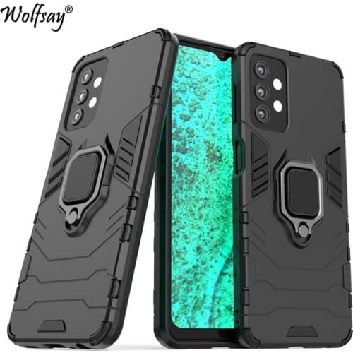 For Samsung Galaxy A32 5G Case Armor Magnetic Suction Stand Full Edge Back Cover For Samsung A32 5G Case For Samsung A32 5G 6.5"