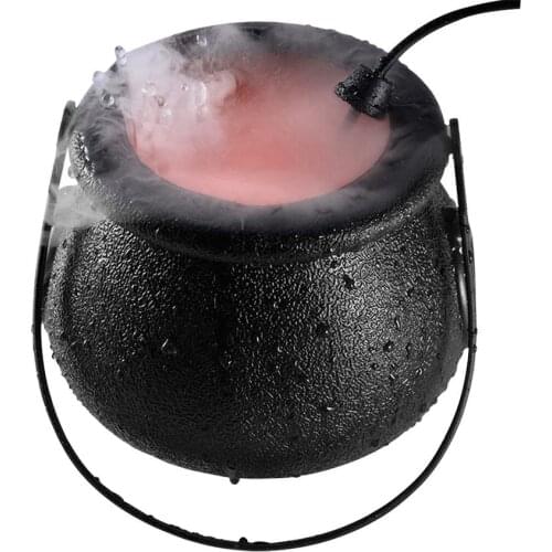 Colorful Smoke Machine Light Beam Smoke Generator Party Fog Machine With Lamp Party Mist Maker Halloween Decor Stage Effects