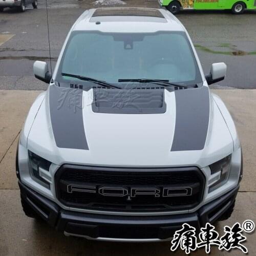 For Ford Raptor F150 2017 car stickers pull flowers F150 head cover cover hood decoration modified car stickers