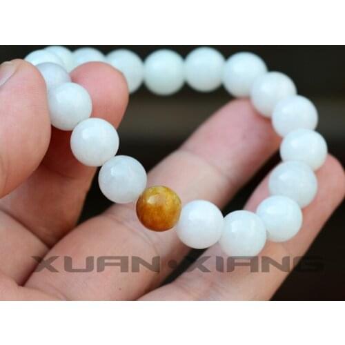Drop Shipping Women Bracelets Bangles Jadeite Jades Round Beads Bracelets Hand String Gift For Women Fashion Jewelry