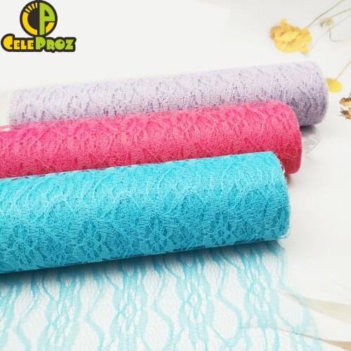 15cm 30cm Lace Tulle Roll Mesh Table Centerpiece Wedding Birthday Party Table Centerpiece Runner DIY Tutu Skirt Chair Sash 10Y