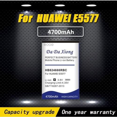 New High quality 4700mAh HB824666RBC Li-ion Phone Battery use for Huawei E5577 Phone Free shipping