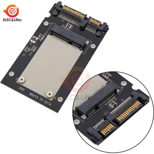 X mSATA SSD to 2.5" SATA Converter Adapter Card Support For Windows2000 / XP / 7/8/10, Vista Linux Mac 10 Operating System