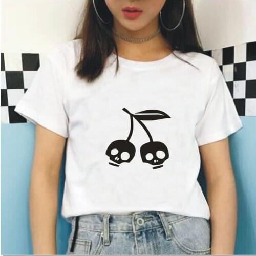 Casual Harajuku cotton T-shirt funny pattern printed short sleeve tees summer outdoor plus size 0- neck T-shirts camiseta mujer