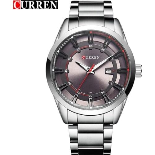 Relogio Masculino Curren Watch Men Luxury Stainless Steel Brand Analog Quartz Watches Casual Sport Waterproof Clock Mens Watches