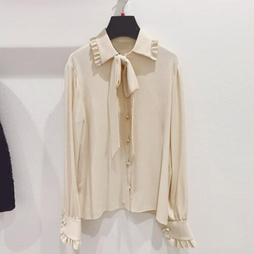 Бежевые блузки Twotwinchic China At AliExpress