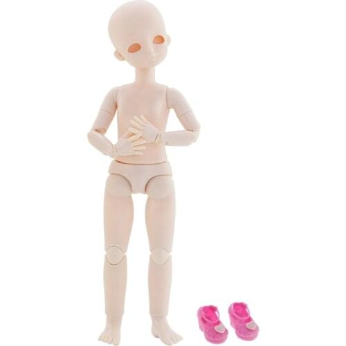 1/6 Unpainted Girl Blank Figure Doll Body Head DIY Making Makeup Accessory