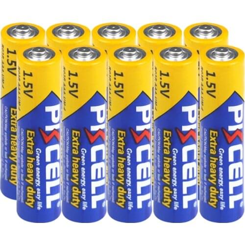 10PCS PKCELL R03P 1.5v AAA battery 3A UM4 Zinc Carbon Supper Heavy Duty Dry And Primary Battery MN2400 LR03 electric toys