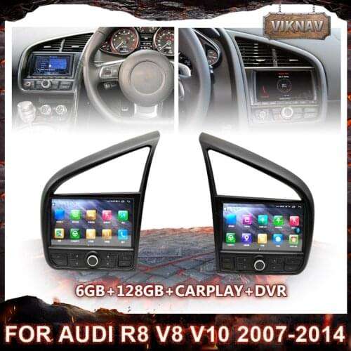 128GB Android 10.0 For Audi R8 V8 V10 2007-2014 Car GPS Navigation Auto Radio Stereo Multimedia Player Touch Screen Head Unit