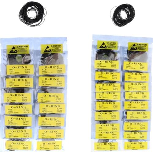 1900pcs Wholesale Silicone Watch Gasket O-Ring Back Case Seals 12mm-30mm