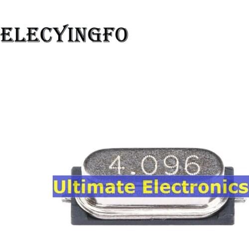 40PCS Passive Crystal Oscillator Patch 49SMD Crystal 4.096MHz 4.096M