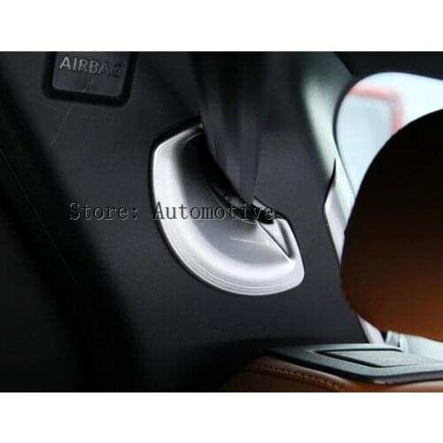 ABS Matte Chrome Car Rear Safety Belt Cover Tirm Sticker For Land Rover Discovery Sport 2015 2016 Car Accessories New