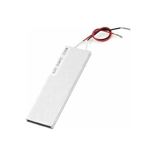 100mmx30mmx6mm Aluminum PTC Heating Element DC 12V 120W 230C for Car Truck