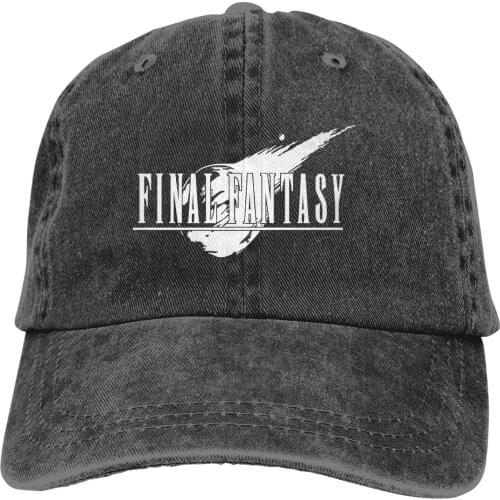 Final Fantasy Logo Baseball Cap cowboy hat Peaked cap Cowboy Bebop Hats Men and women hats