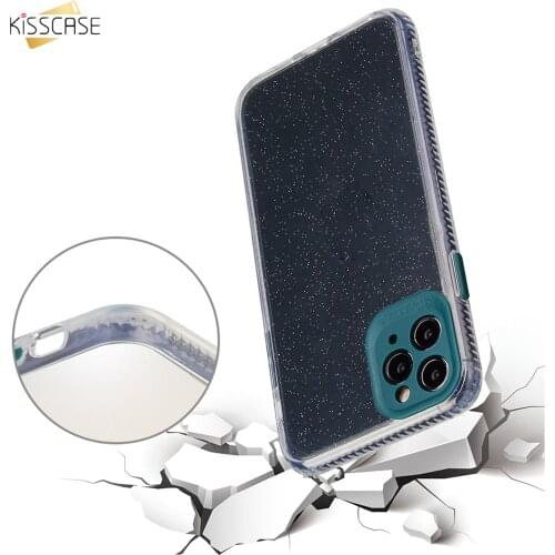 Kisscase Glitter Camera phone Case For iphone 8 7 Plus 6s se Star moon Transparent For iphone 11 Pro X XR XS MAX Soft TPU Cover
