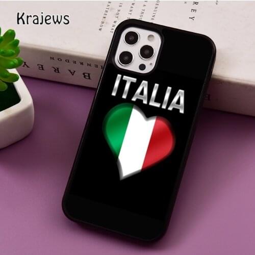 Italy Italia National Flag phone Case For iPhone 5 SE 2020 6S 7 8 Plus 12 mini 11 Pro X XR XS Max Samsung S8 S9 S10 coque Cover