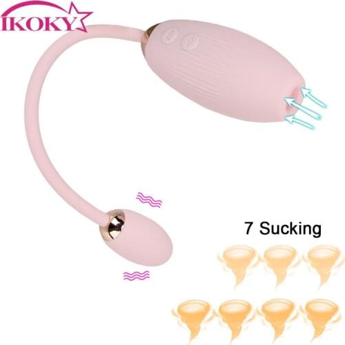 Double Head Sex Toys For Women Adult Products 7 Frequency Clitoral Stimulate Nipple Massage G Spot Vaginal Sucking Vibrator