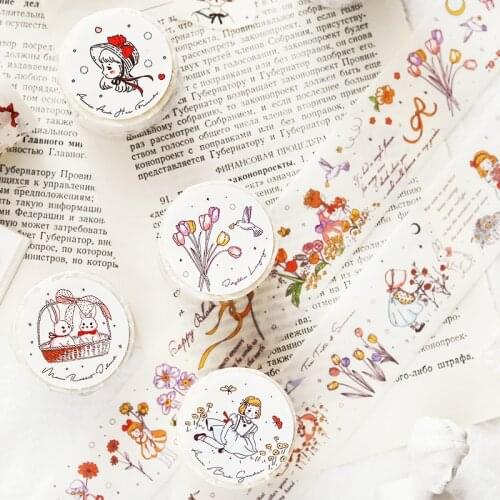 Fairyland Story Washi Tapes Decorative Masking Tape Collection For Walls Arts And Crafts Diy Scrapbook