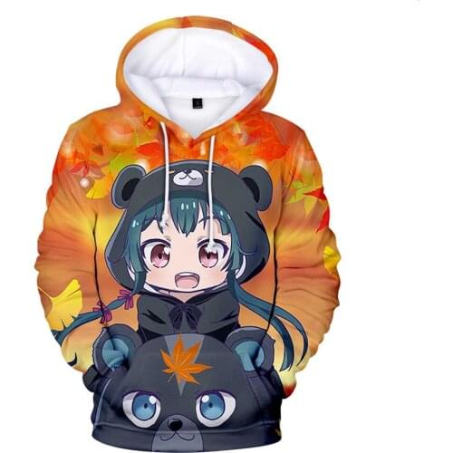 Jackets Anime Kuma Kuma Kuma Bear Yuna hoodie Cosplay Hooded Men Women Coat Sweatshirts